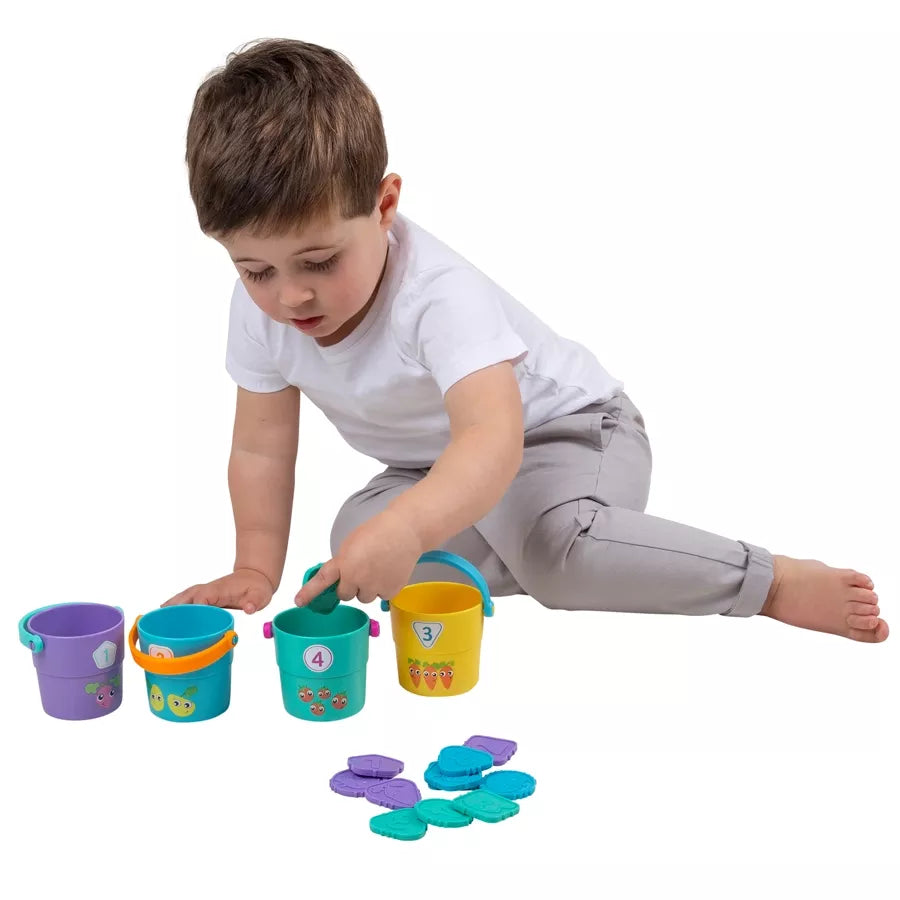 لعبة العد والمطابقة في رقعة الخضروات من Playgro لعبة العد والمطابقة في رقعة الخضروات من Playgro