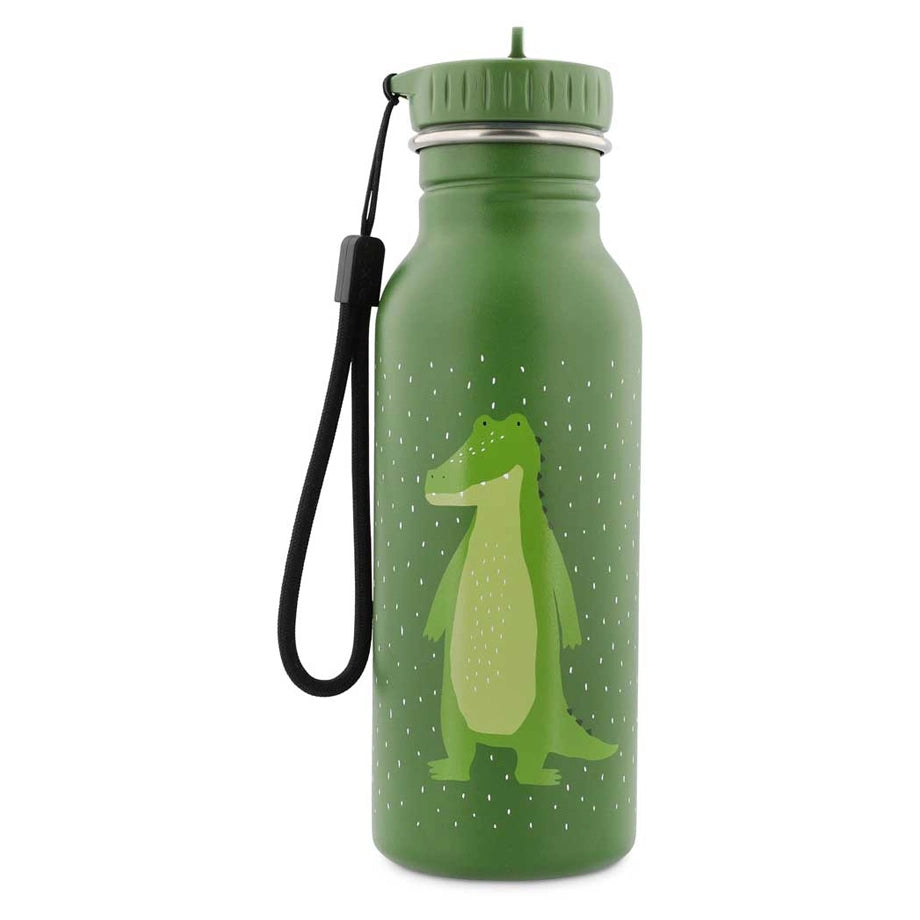 Trixie Stainless Steel Water Bottle 500ml (Mr. Alligator)