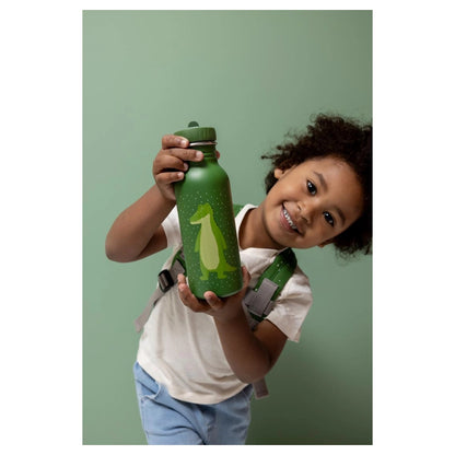 Trixie Stainless Steel Water Bottle 500ml (Mr. Alligator)