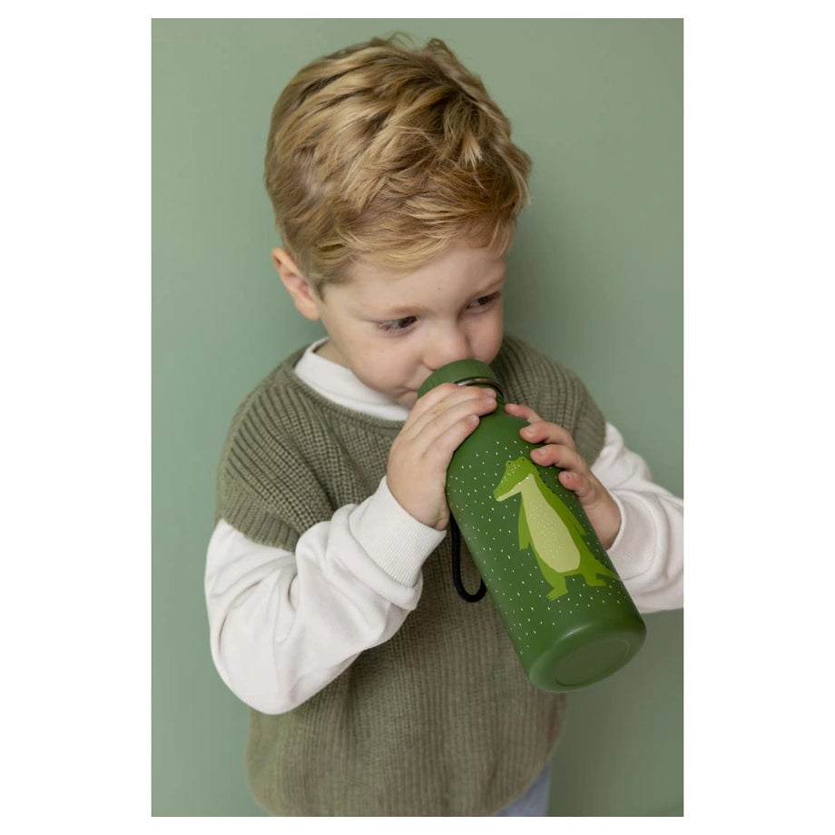 Trixie Stainless Steel Water Bottle 500ml (Mr. Alligator)