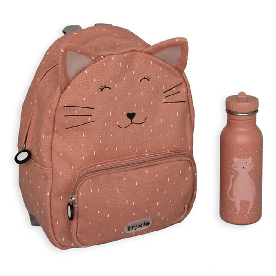 Trixie Backpack & Water Bottle Set (Mrs Cat)