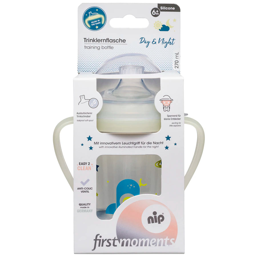 زجاجة الرضاعة Nip First Moments Training PP Rocket سعة 270 مل زجاجة الرضاعة Nip First Moments Training PP Rocket سعة 270 مل