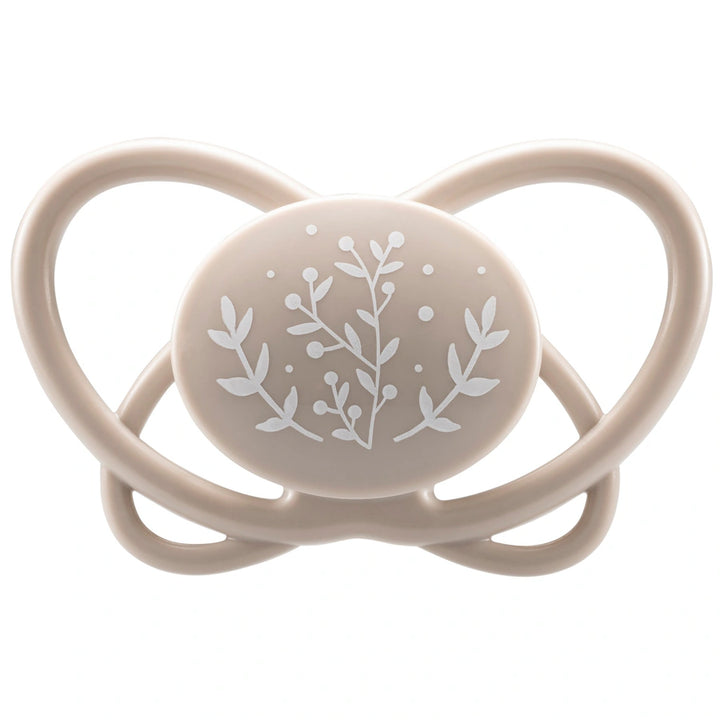 Nip Butterfly Soother With Sterilizer Box Pack of 2 (Grey) 0-6 months