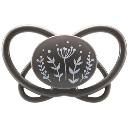 Nip Butterfly Soother With Sterilizer Box Pack of 2 (Grey) 0-6 months