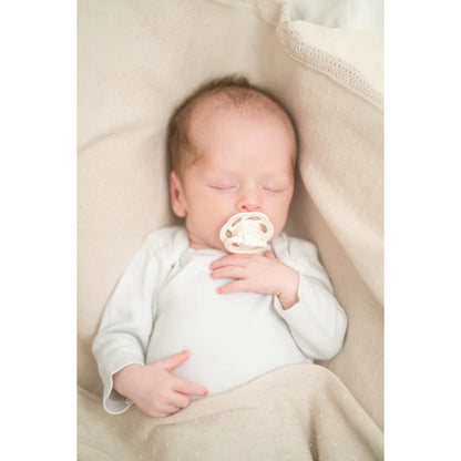 Nip Newborn Cherry Round Latex Eco-Friendly Soother (Green/Brown)