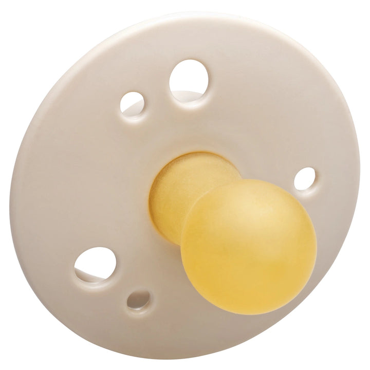 Nip Cherry Round Latex Eco-Friendly Soother (Brown/Beige) 0m+