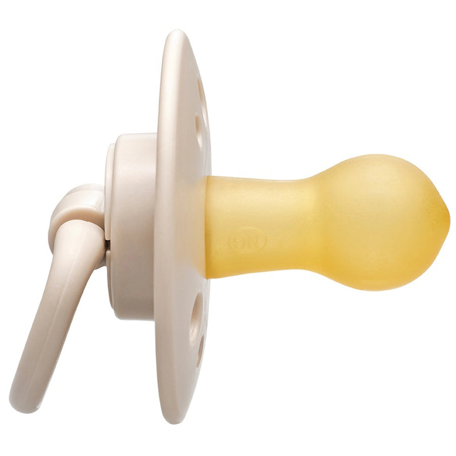 Nip Cherry Round Latex Eco-Friendly Soother (Brown/Beige) 6m+