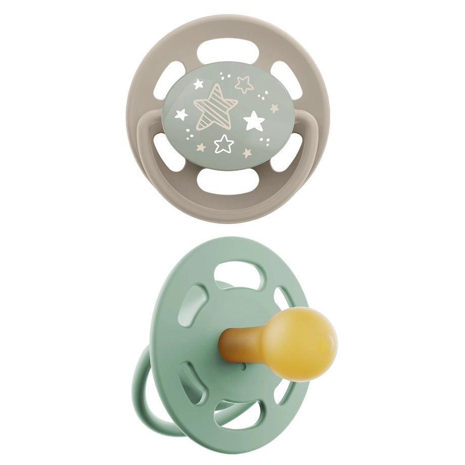 Nip Cherry Night Round Soother Latex (Green & Brown / 6M+ )
Green Line