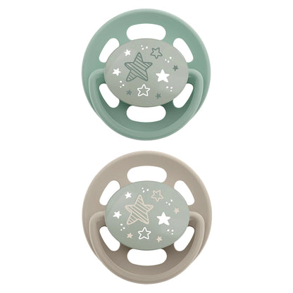 Nip Cherry Night Round Soother Latex (Green & Brown / 6M+ )
Green Line