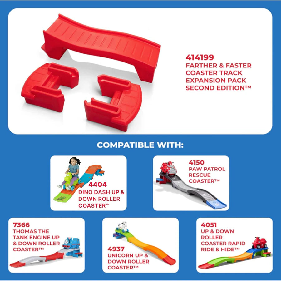 Step2 Farther & Faster Coaster Track Expansion Pack Second Edition Step2 Farther & Faster Coaster Track Expansion Pack Second Edition
