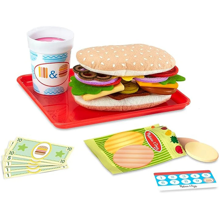 Melissa and Doug Wooden Slice & Stack Sandwich Counter