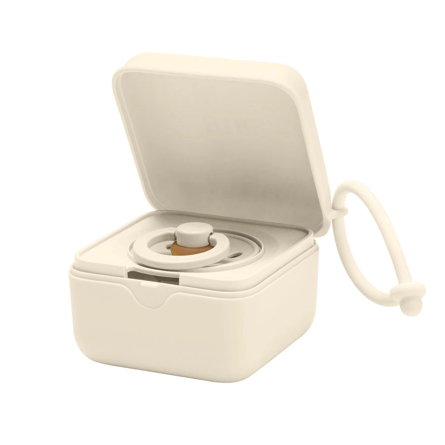 Bibs Pacifier Box (Ivory)