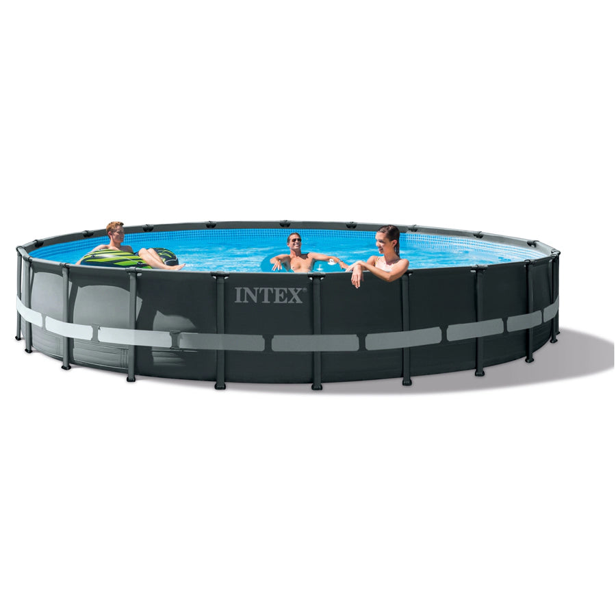 Intex Ultra XTR Frame Pool Set (W/220-240v Sand Filter Pump, Safety Ladder, Ground Cloth, Cover)