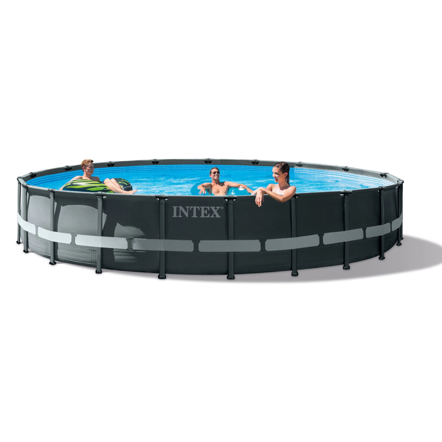Intex Ultra XTR Frame Pool Set (W/220-240v Sand Filter Pump, Safety Ladder, Ground Cloth, Cover)