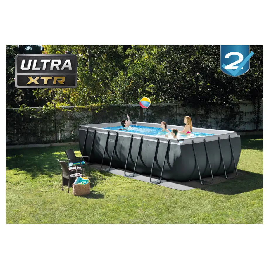 Intex Ultra XTR Rectangular Pool Set (18 ft x 9 ft x 52 in) Age 6+