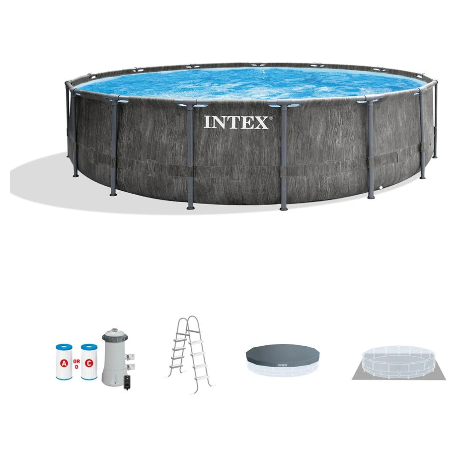 Intex Greywood Prism Frame Premium Pool Set Age 6+