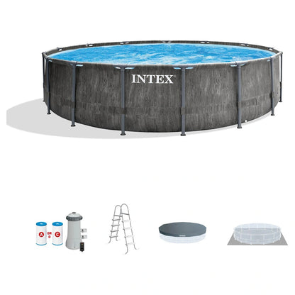 Intex Greywood Prism Frame Premium Pool Set Age 6+