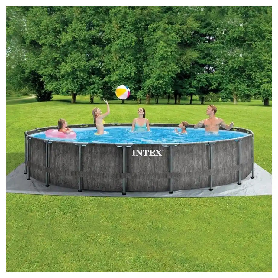 Intex Greywood Prism Frame Premium Pool Set Age 6+