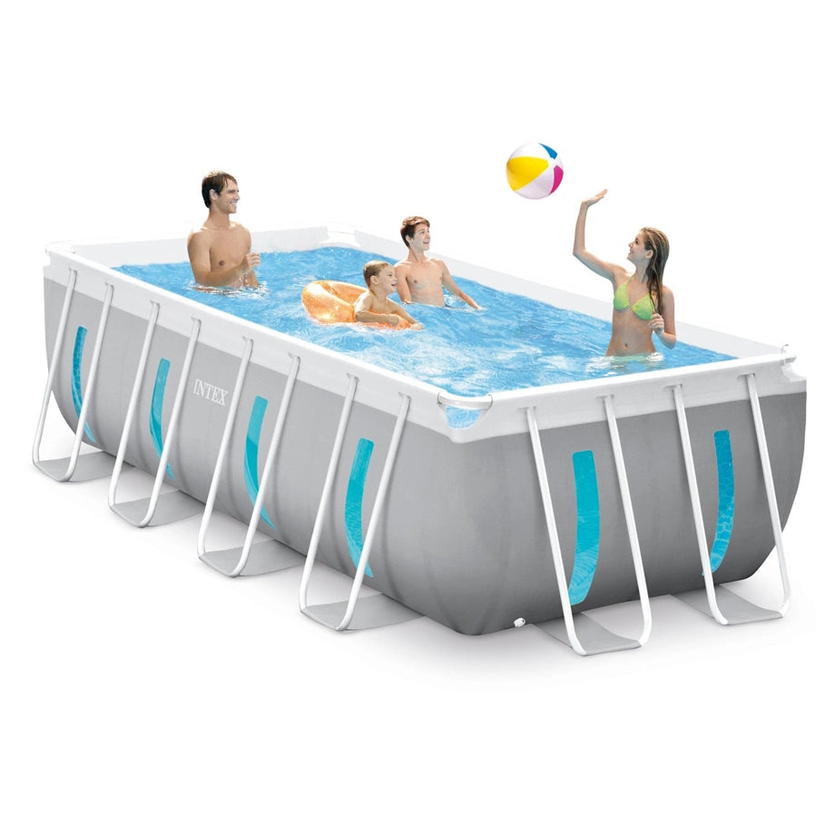 Intex Prism ClearView Rectangular Pool Set Age 6+