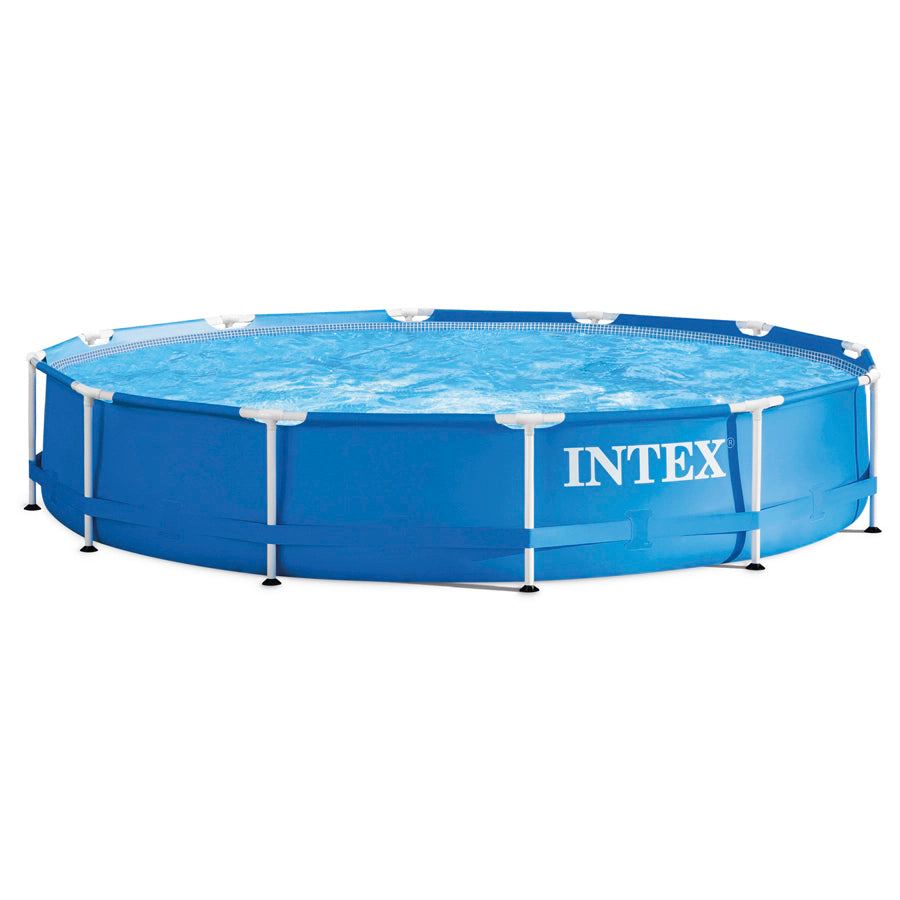 حوض سباحة بإطار معدني من شركة Intex (3.66 متر × 76 سم) حوض سباحة بإطار معدني من شركة Intex (3.66 متر × 76 سم)