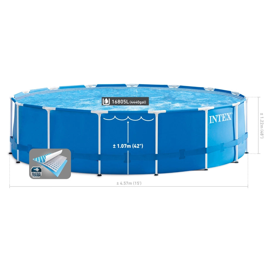 Intex Metal Frame Pool Set Age 6+