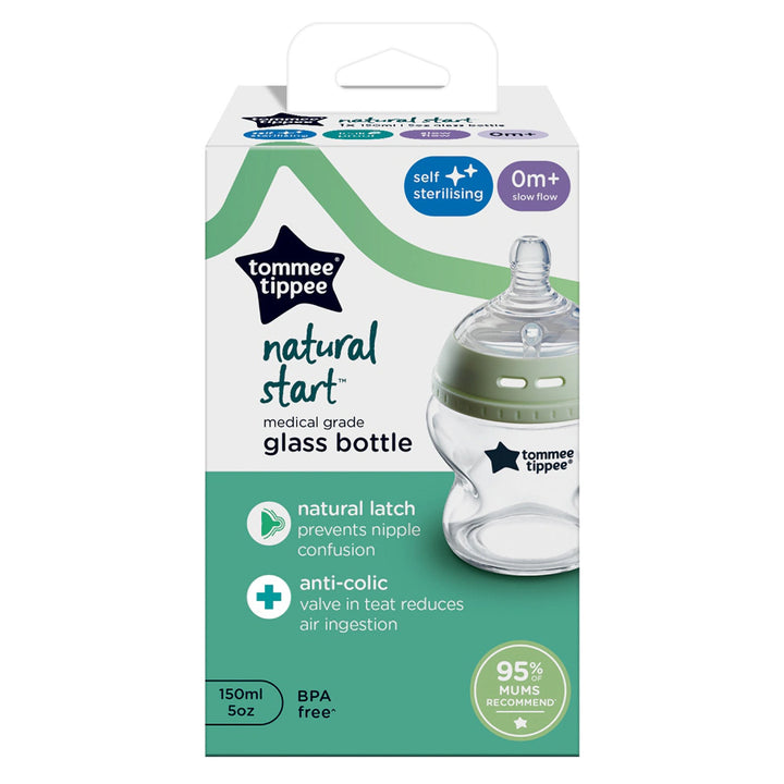 Tommee Tippee Natural Start Glass Bottle150ml