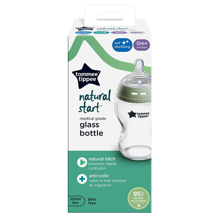 Tommee Tippee Natural Start Glass Bottle 250ml