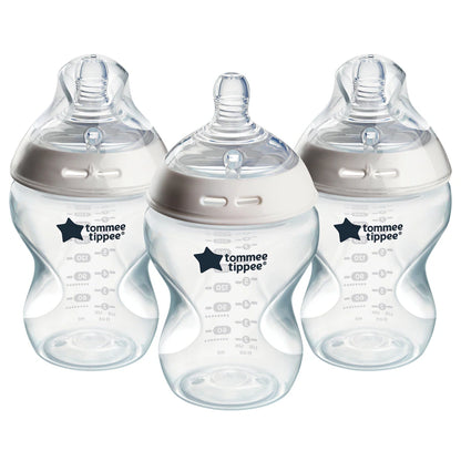 Tommee Tippee Natural Start Anti-Colic Baby Bottle Slow Flow 260ml (Pack of 3)
