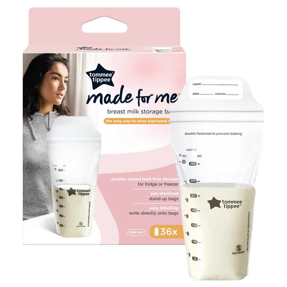 Tommee Tippee Closer-to-Nature Breast Milk Storage Bags 36-Pack
