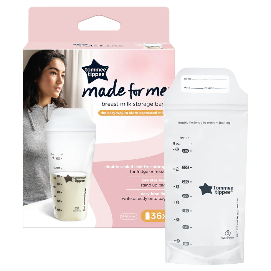 Tommee Tippee Closer-to-Nature Breast Milk Storage Bags 36-Pack