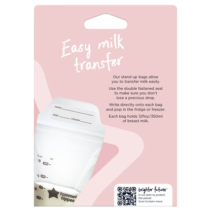 Tommee Tippee Closer-to-Nature Breast Milk Storage Bags 36-Pack