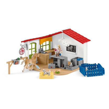 Schleich Veterinarian Practice with Pets Set
