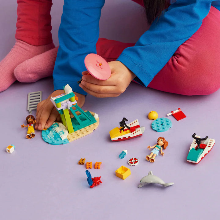 Lego Friends Beach Water Scooter Lifeguard Toy