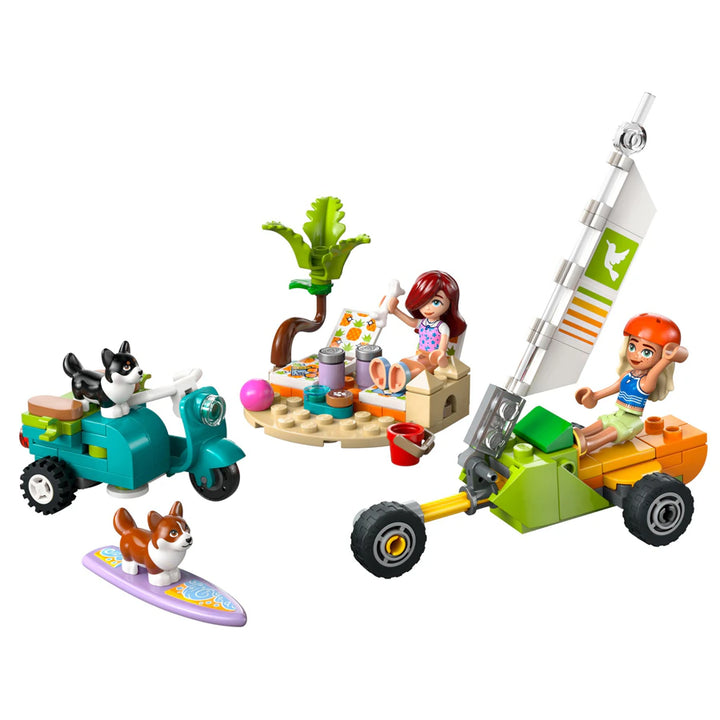 Lego Friends Surfing Dogs And Scooter Adventure Building Toy