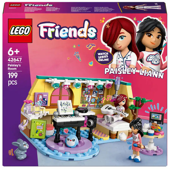 Lego Friends Paisley’s Room Pretend Play Bedroom Playset