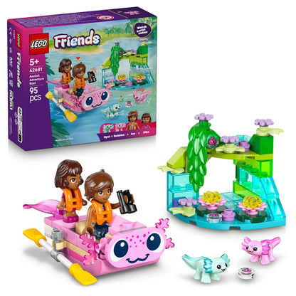 LEGO Friends Axolotl Adventure Boat 42681 Building Toy Set (95 Pieces)