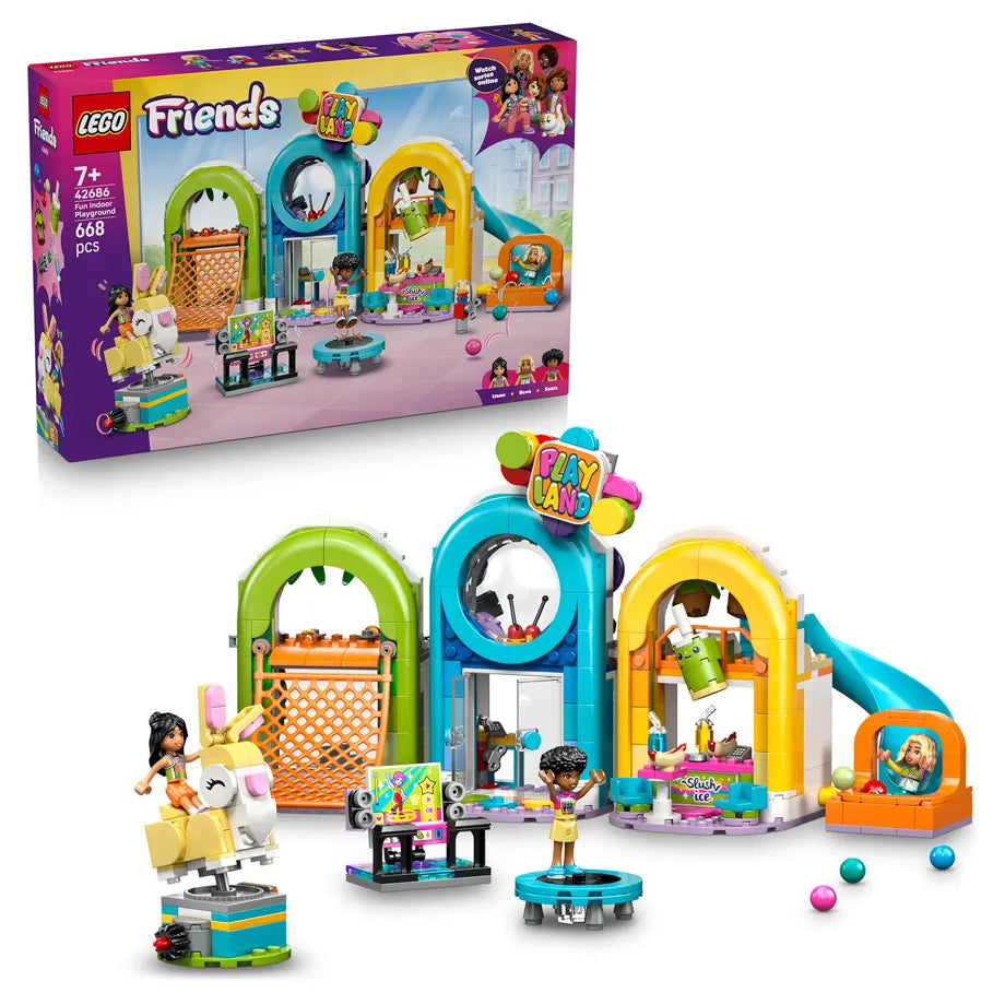 LEGO Friends Fun Indoor Playground 42686 Building Toy Set (668 Pieces)