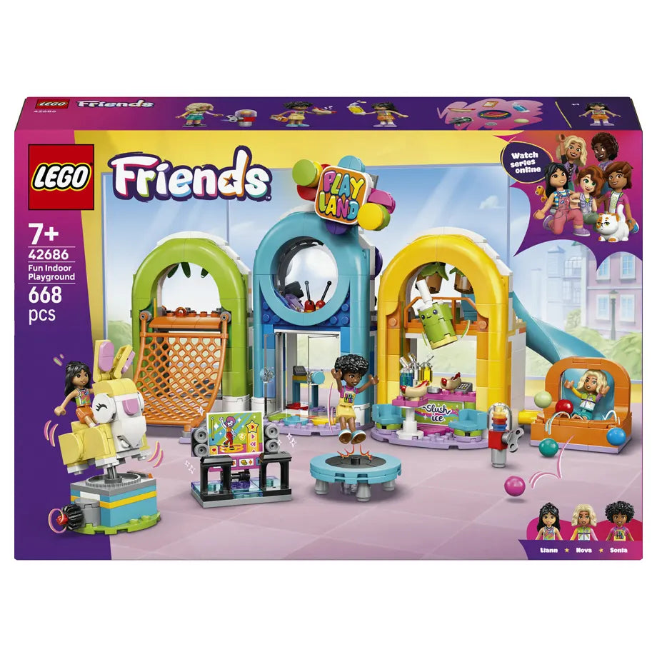 LEGO Friends Fun Indoor Playground 42686 Building Toy Set (668 Pieces)