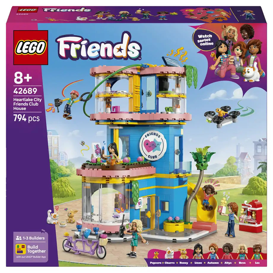 LEGO Friends Heartlake City Friends Club House 42689 Building Toy Set (794 Pieces)