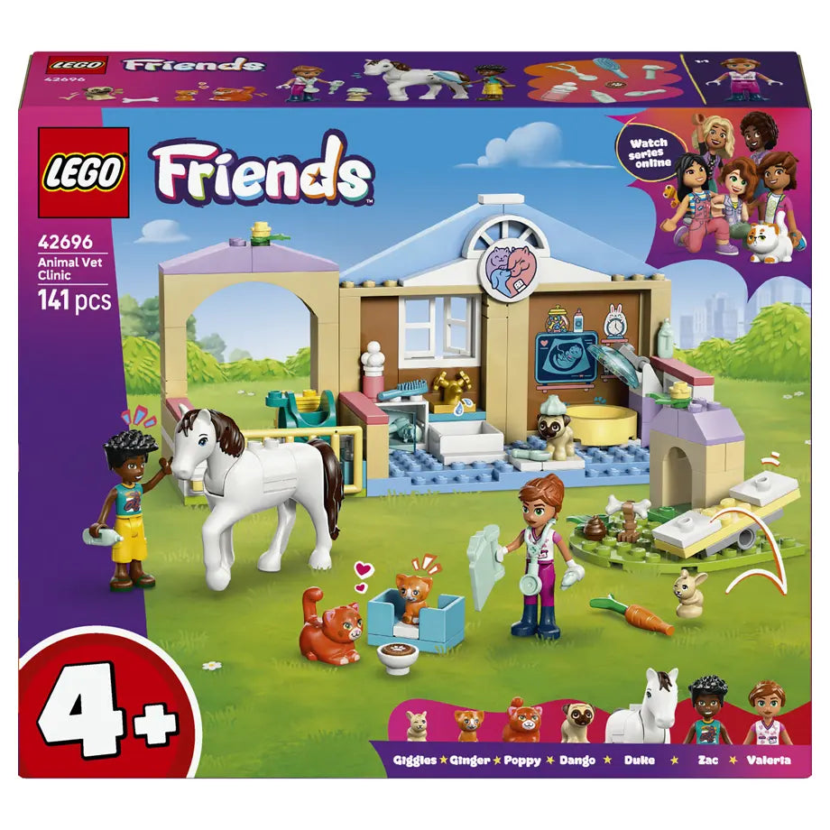 LEGO Friends Animal Vet Clinic 42696 Building Toy Set (141 Pieces)
