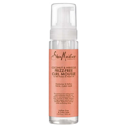 Shea Moisture Coconut & Hibiscus Frizz Free Curl Mousse (222 Ml)