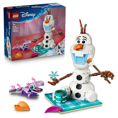 LEGO Disney Frozen Olaf and Bruni’s Picnic Fun 43287 Building Toy Set (478 Pieces)