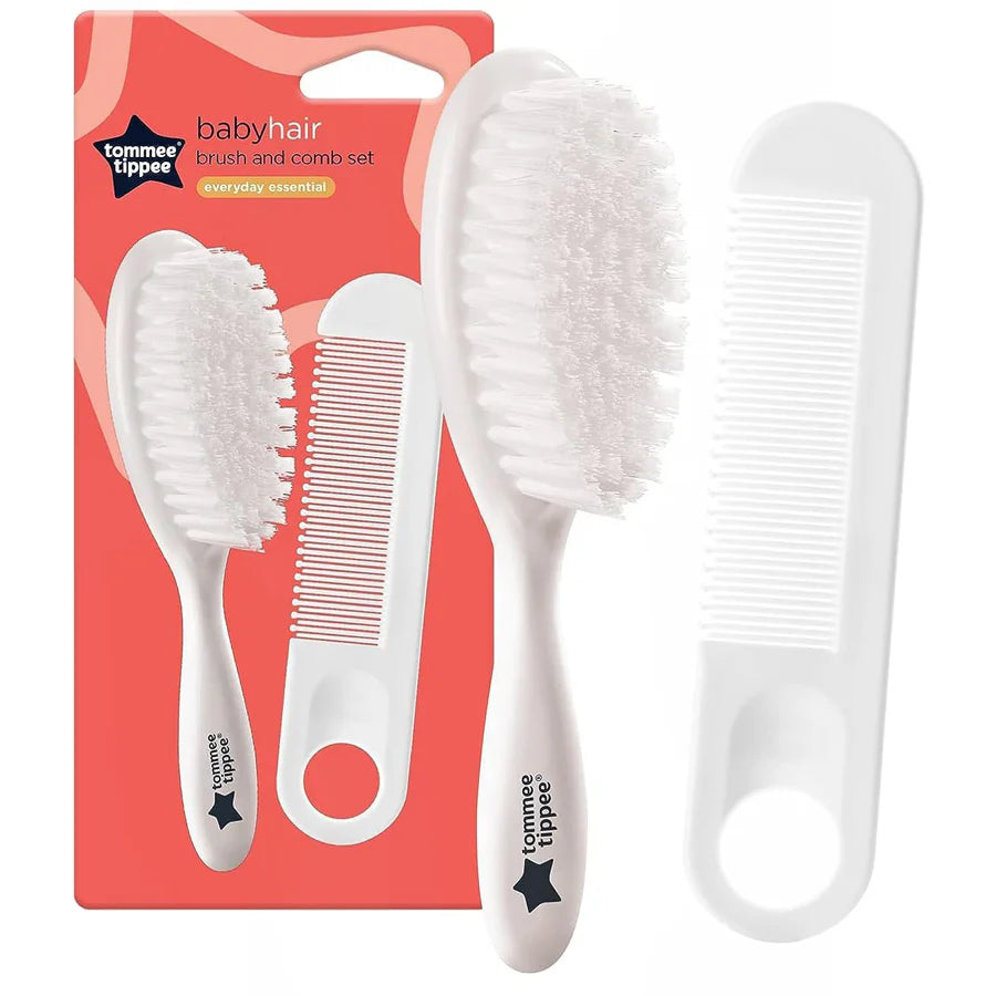 فرشاة ومشط للأطفال من تومي تيبي (أبيض) فرشاة ومشط للأطفال من تومي تيبي (أبيض)