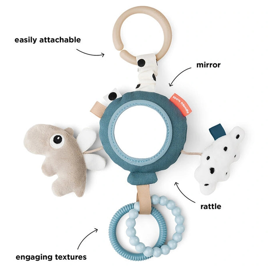 Done By Deer To Go Activity Mirror Happy Clouds (Blue)