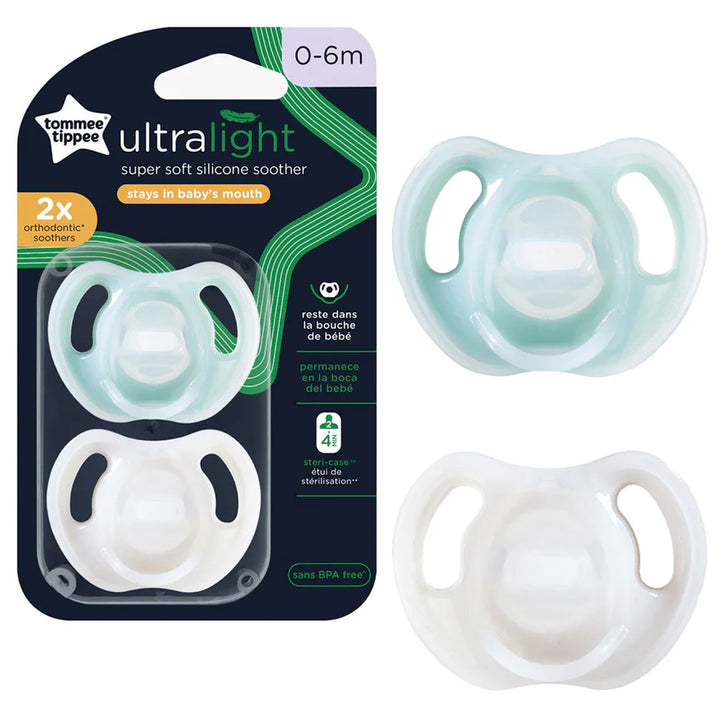 Tommee Tippee Closer to Nature Ultralight Soothers 0-6m (Pack of 2)