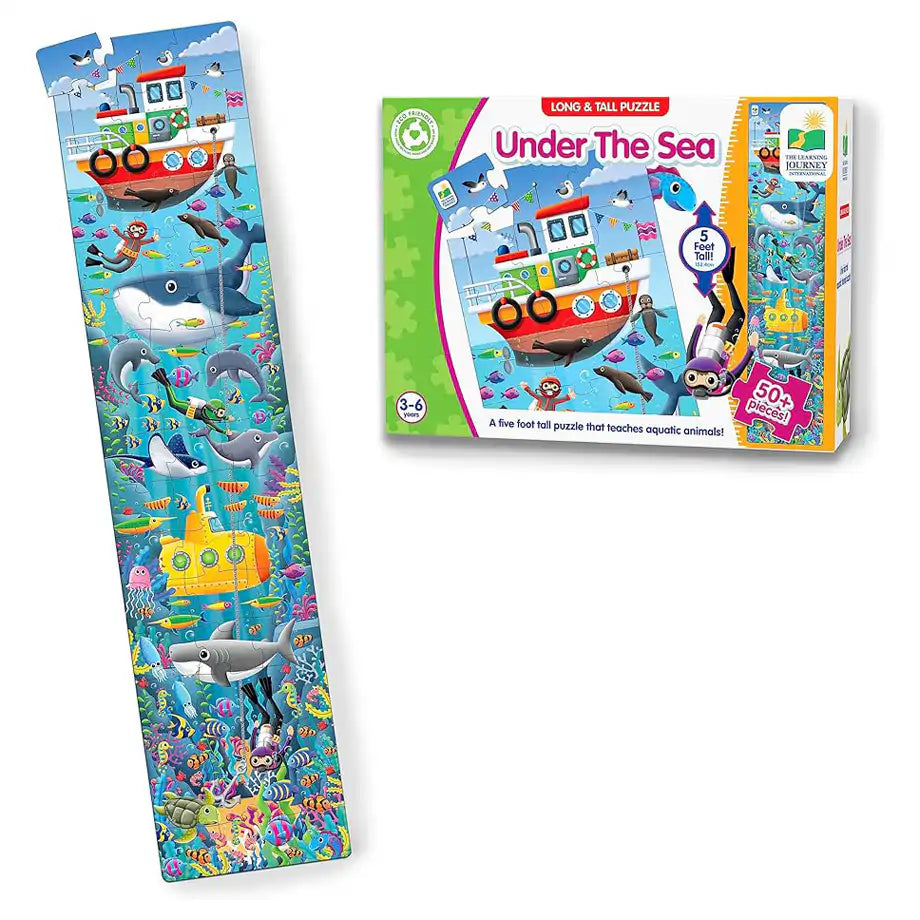 The Learning Journey Long & Tall Puzzles - Under The Sea