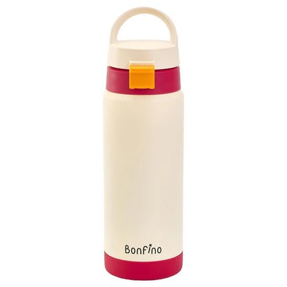 Bonfino Water Bottle 550ml (White and Red)