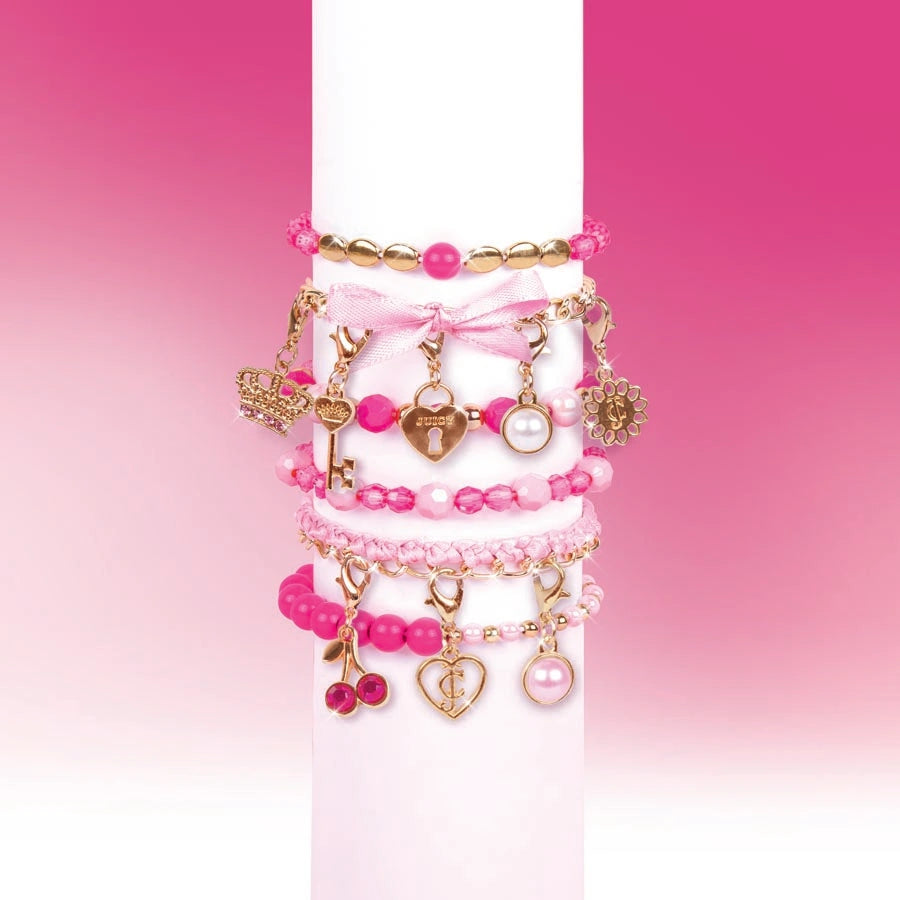 أساور Juicy Couture باللون الوردي المثالي أساور Juicy Couture باللون الوردي المثالي