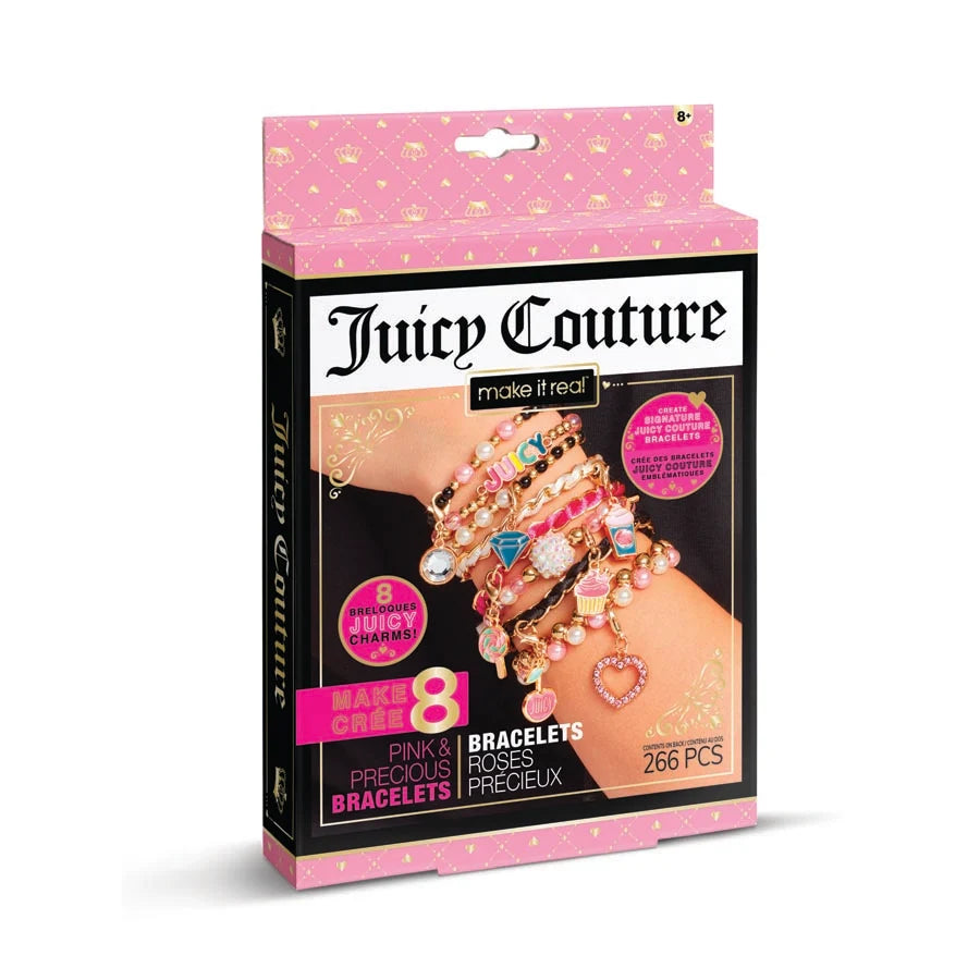 أساور صغيرة باللون الوردي والثمين من Juicy Couture أساور صغيرة باللون الوردي والثمين من Juicy Couture