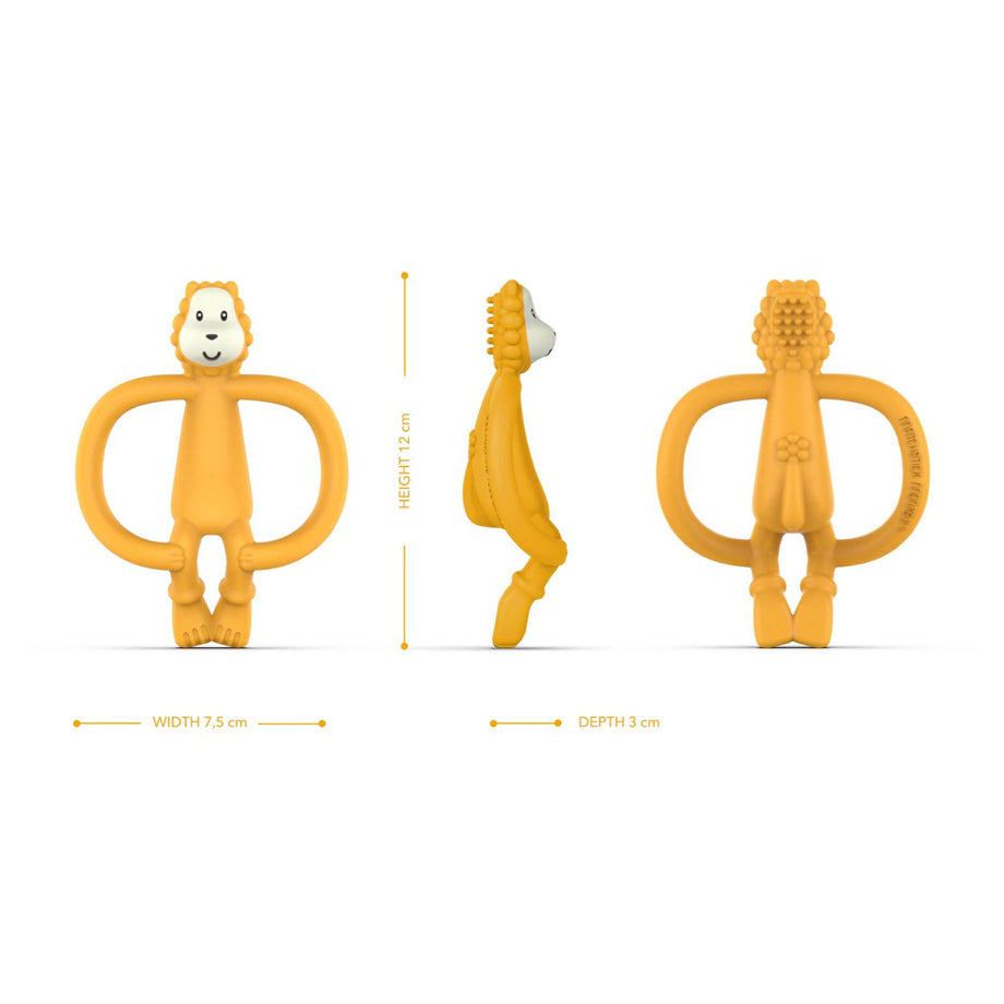 Matchstick Monkey Animal Teether & Muslin Gift Set Lion Matchstick Monkey Animal Teether & Muslin Gift Set Lion